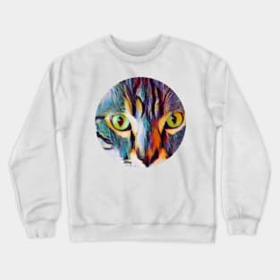 Cuddly floppy cat Crewneck Sweatshirt